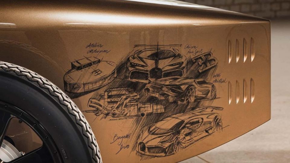 بوگاتی Baby II با طرح Golden Era 