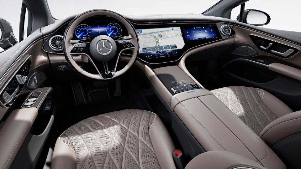 مرسدس بنز EQS با تزئینات Manufaktur  