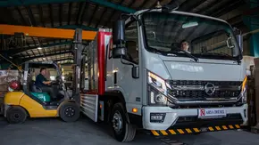 بررسی کامیونت کاما 9 تن آریا دیزل (Kama 9 Ton) منبع سایت باما