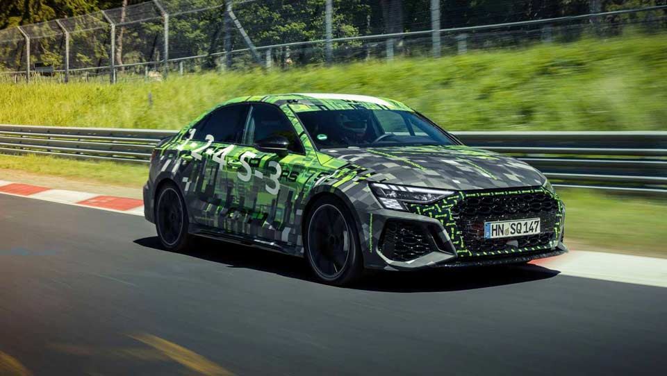 آئودی RS3 سدان در جهنم سبز