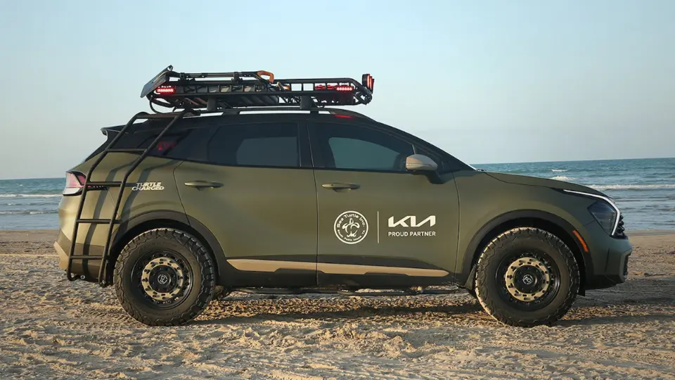 کيا اسپورتيج براي حفاظت از لاک پشت دريايي