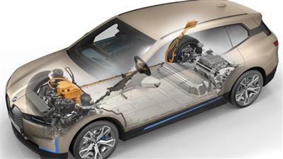 قوای محرکه شاسی‌بلند برقی ب‌ام‌و iX 