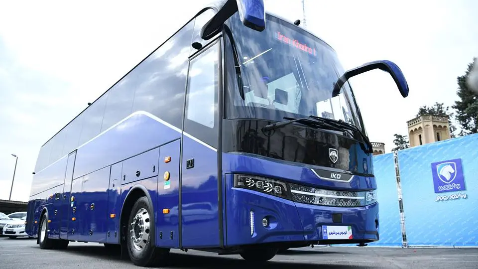 اتوبوس بين شهري ايران خودرو ديزل