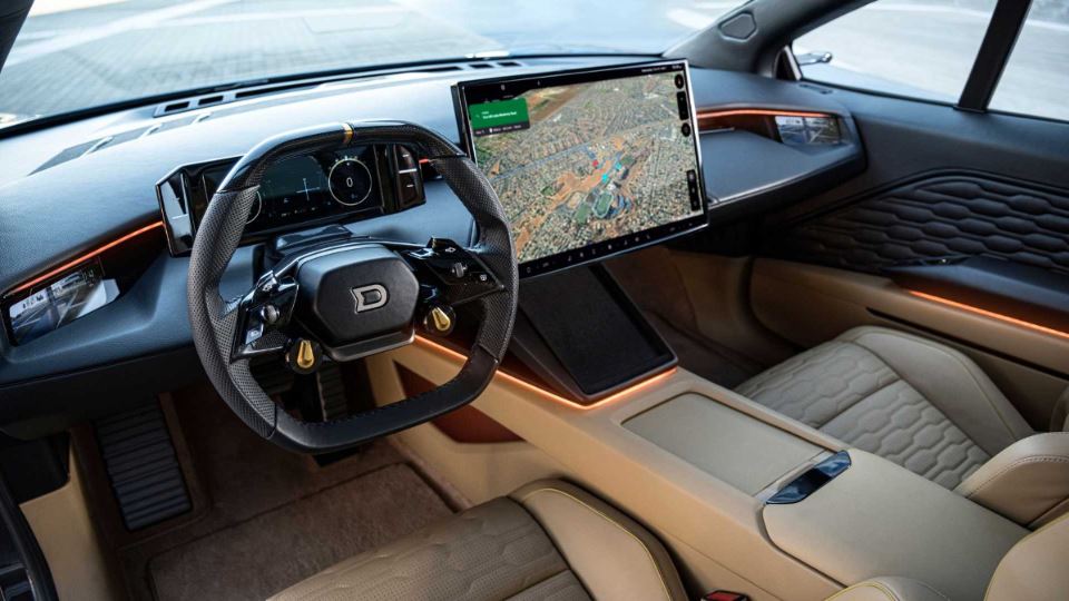 دراکو دارگون کراس‌اوری برقی با درهای پروانه‌ای