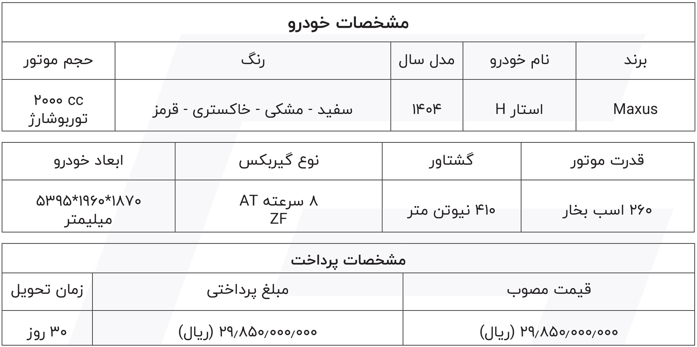 ثبت نام نقدی مکسوس استار شتابران خودرو