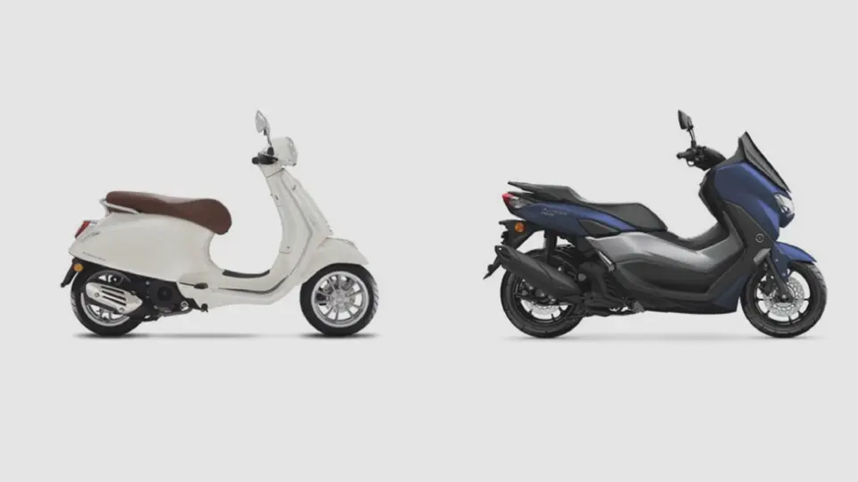 مقايسه موتور ياماها ان مکس ??? و وسپا پريماورا ???