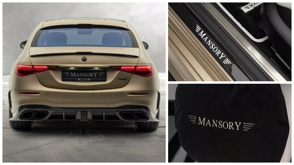 تیونینگ مرسدس بنز S کلاس منصوری طلایی کالاهاری