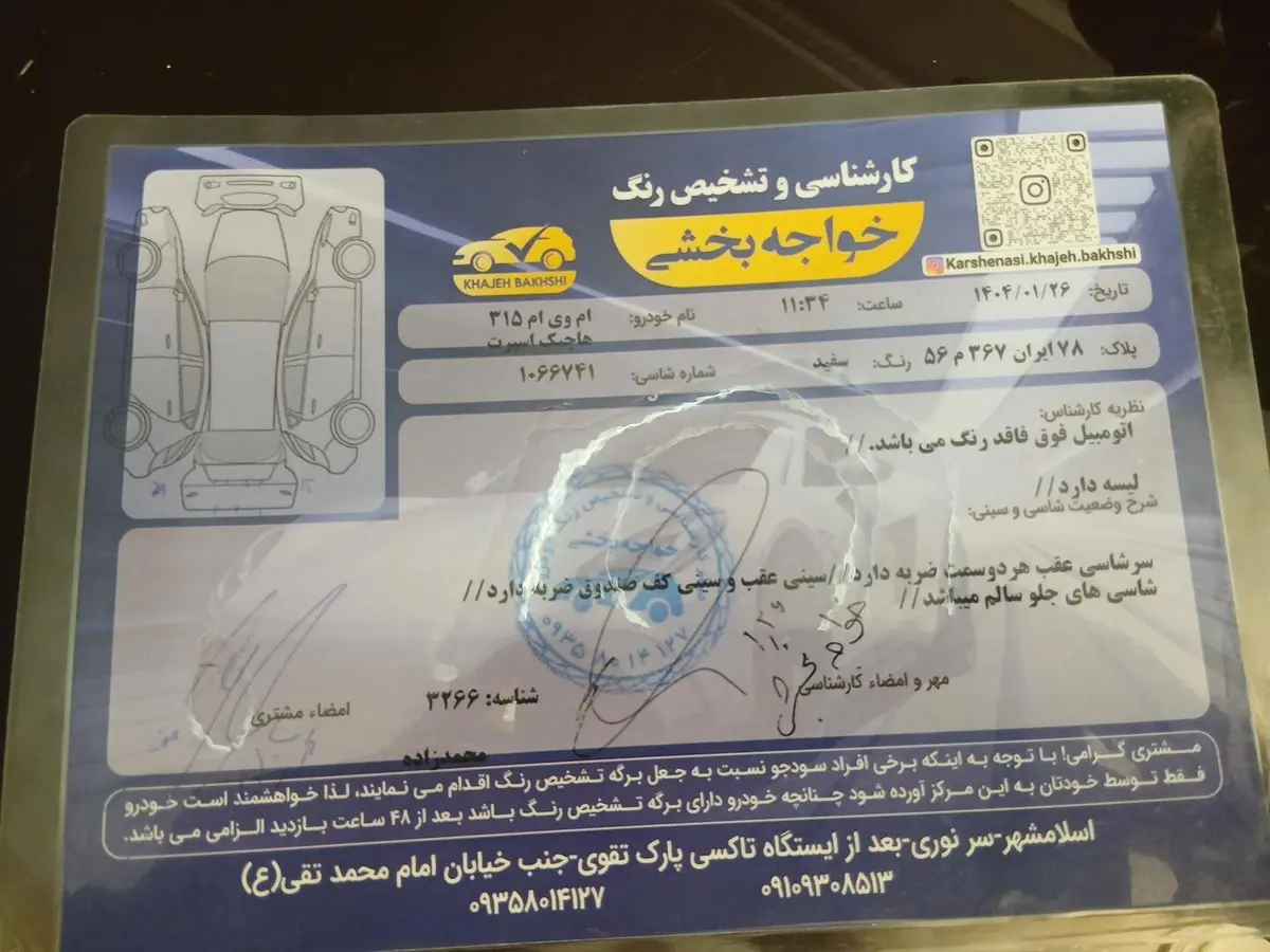 ام وی ام،  315هاچ بک
