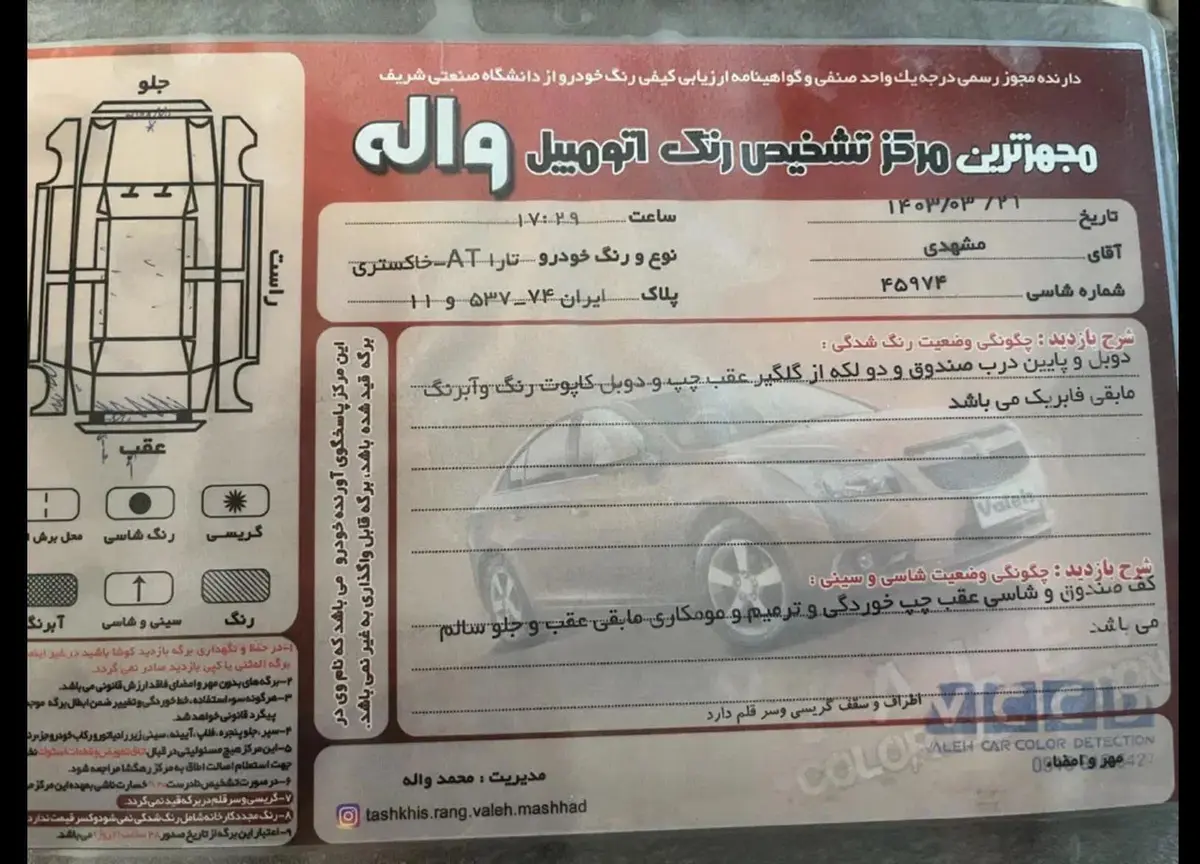 تارا،  اتوماتیک V2