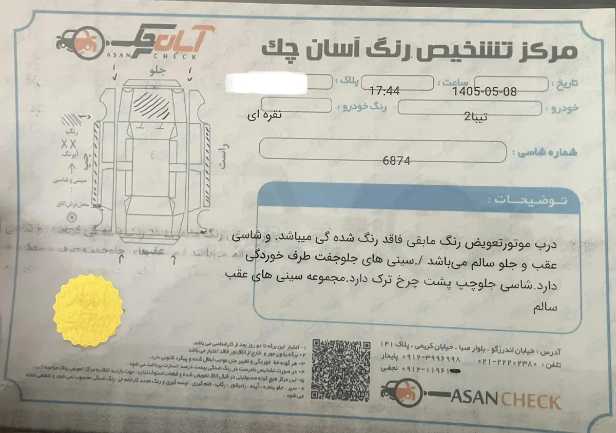 تیبا  هاچ بک