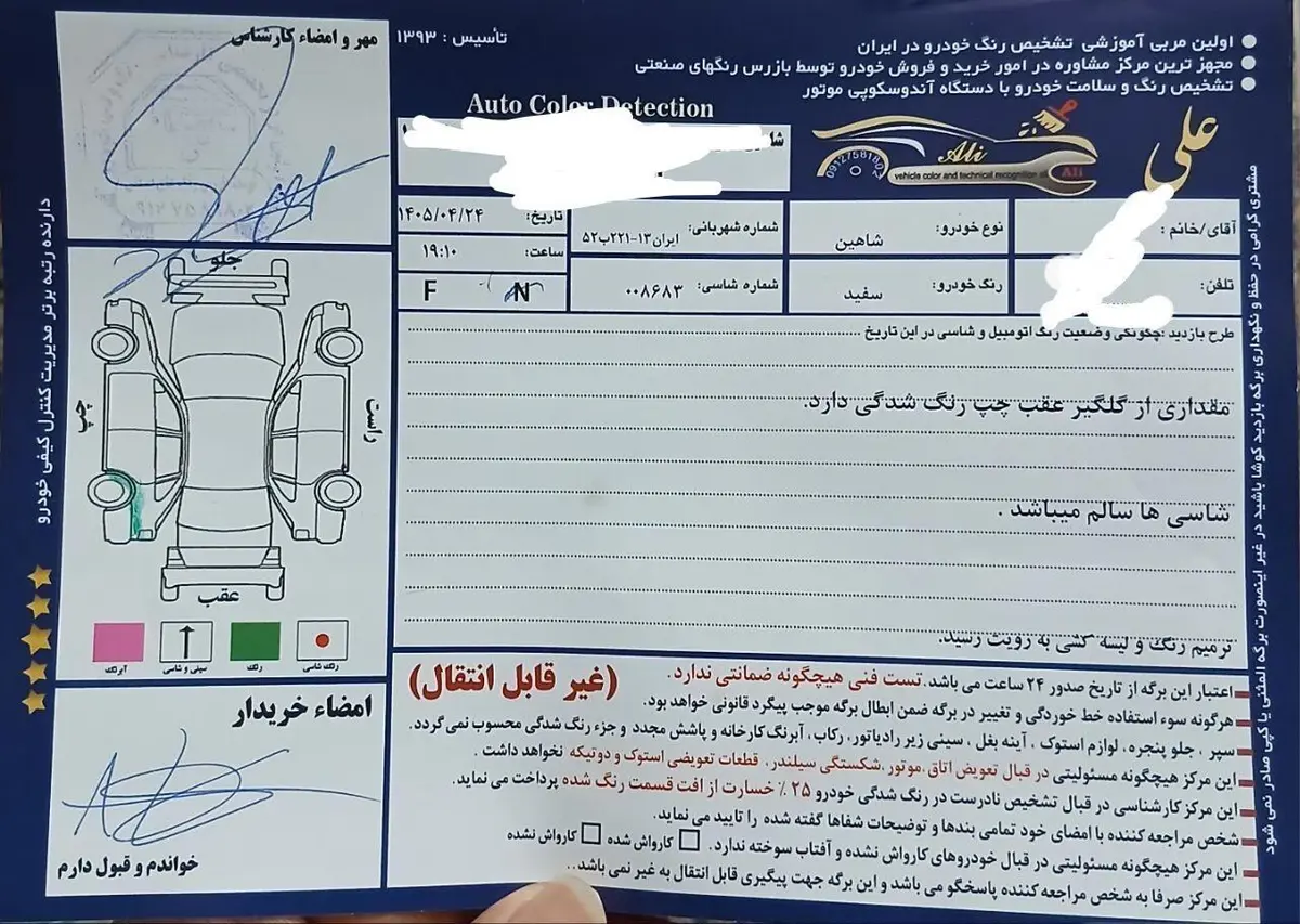 شاهین  G دنده ای