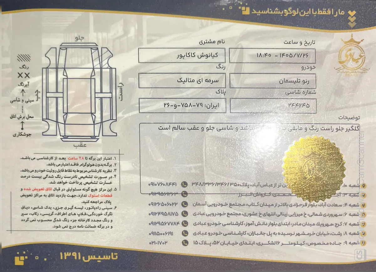 رنو،  تالیسمان