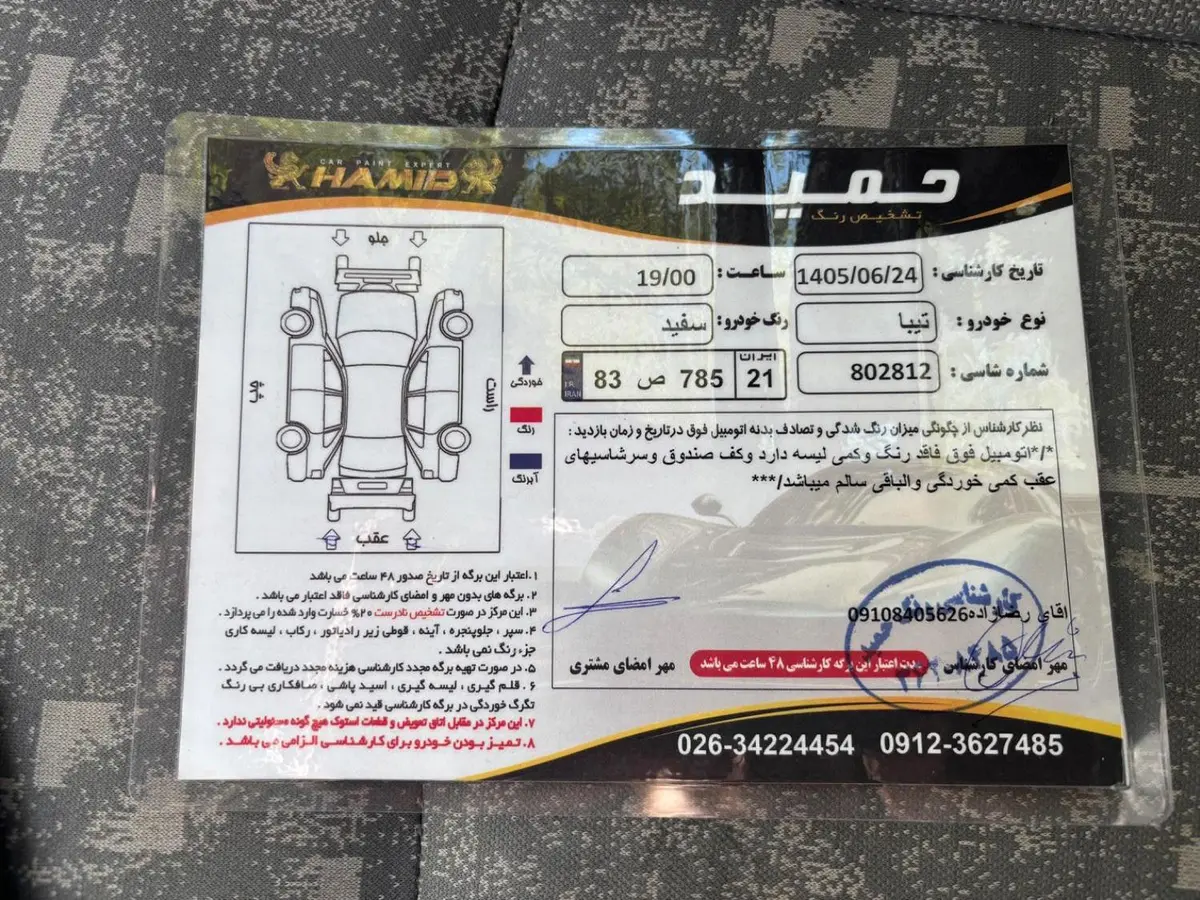 تیبا،  صندوق دار